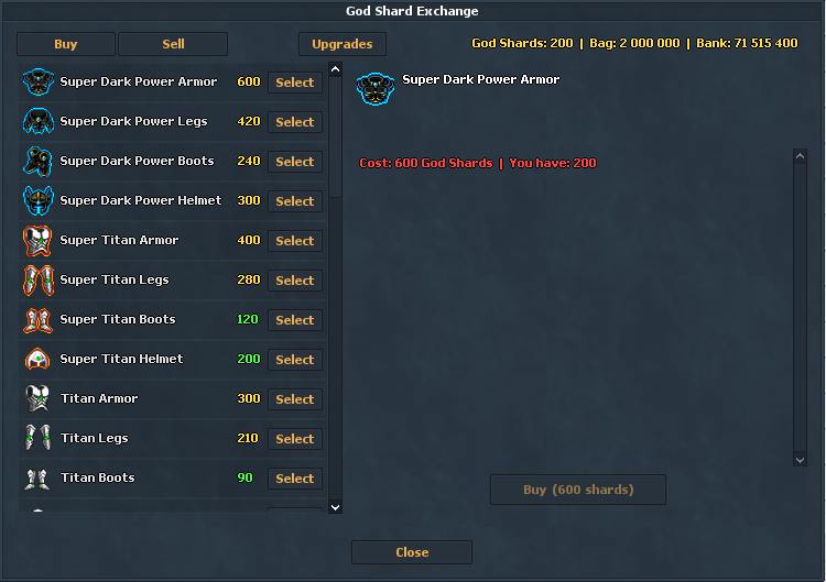 God Grade Craft in-game